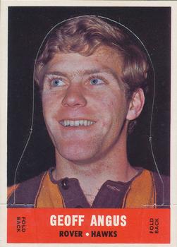1969 Scanlens VFL - Stand-Up Die Cut #NNO Geoff Angus Front